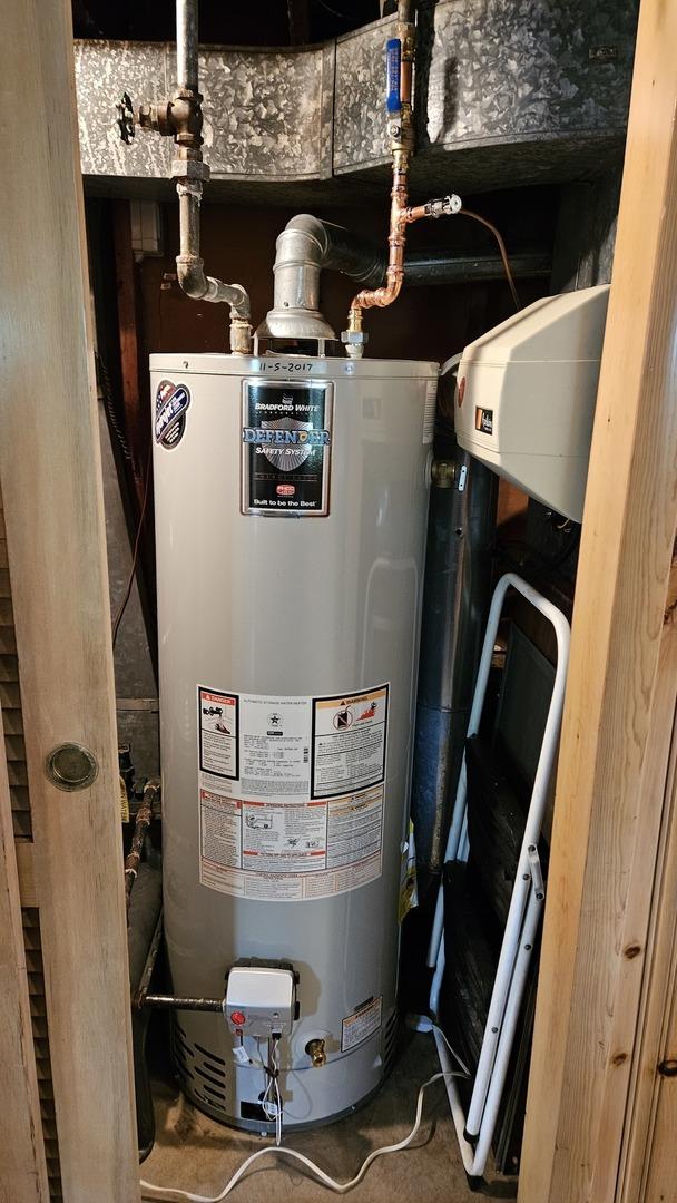 14357 Kenton Ave, Midlothian, IL 60445 - utilities featuring gas water heater
