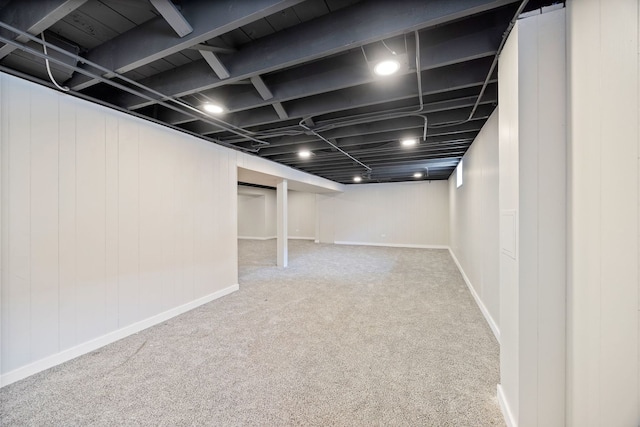 9210 S Mozart Ave, Evergreen Park, IL 60805 - finished basement featuring carpet floors and baseboards