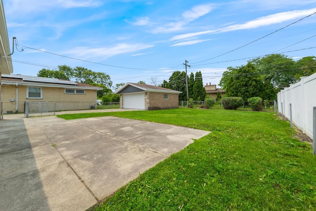 9210 S Mozart Ave, Evergreen Park, IL 60805 - view of yard featuring a garage and an outbuilding