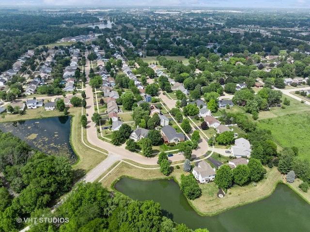 134 S Hankes Rd, Aurora, IL 60506 - aerial view of property and surrounding area featuring a nearby body of water and nearby suburban area