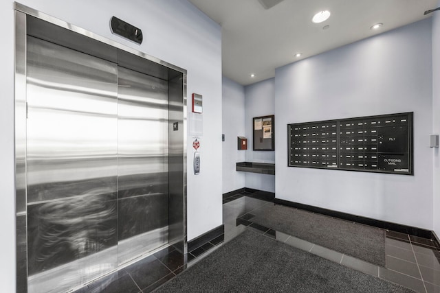 160 S River St Unit 204, Aurora, IL 60506 - view of property's community featuring mail area and recessed lighting