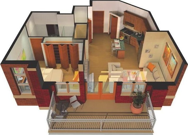 1919 S Michigan Ave Unit 412, Chicago, IL 60616 - view of property floor plan