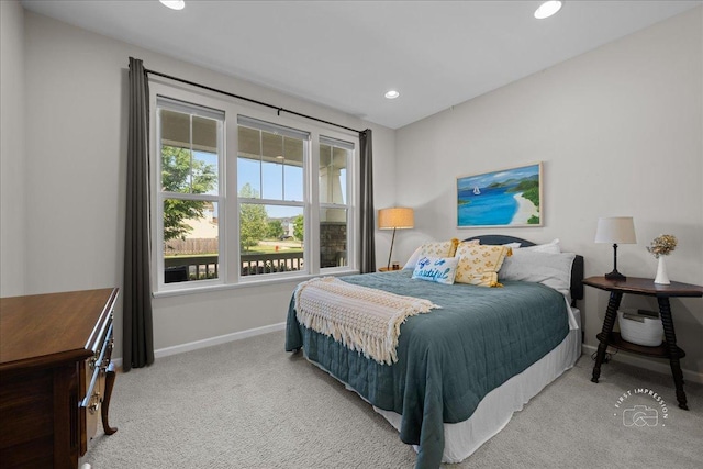 340 Hamilton Rd, Saint Charles, IL 60175 - carpeted bedroom featuring baseboards and recessed lighting