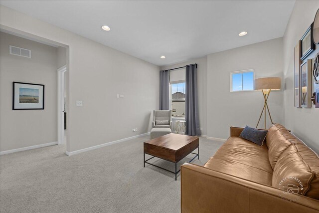 340 Hamilton Rd, Saint Charles, IL 60175 - living area featuring light colored carpet and recessed lighting