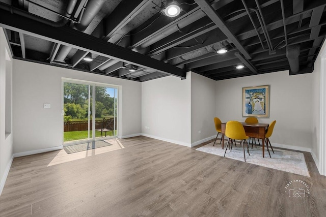 340 Hamilton Rd, Saint Charles, IL 60175 - interior space featuring wood finished floors and baseboards