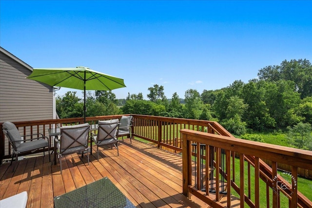 340 Hamilton Rd, Saint Charles, IL 60175 - deck featuring outdoor dining space