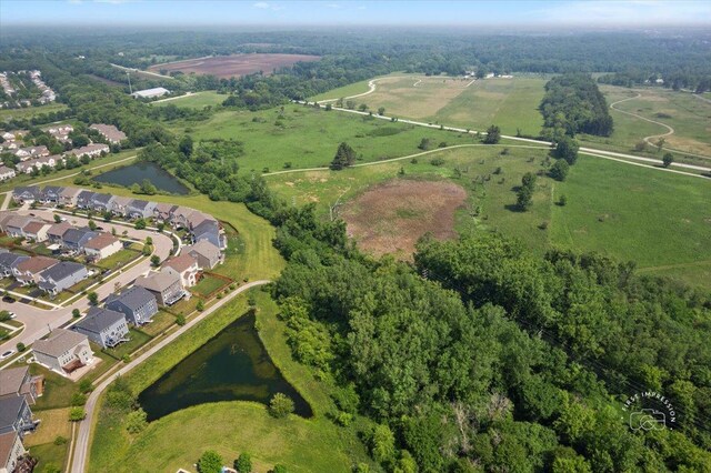 340 Hamilton Rd, Saint Charles, IL 60175 - aerial overview of property's location with a large body of water