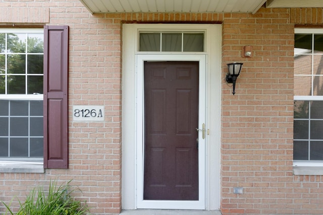 8126 Concord Ln Unit A, Justice, IL 60458 - entrance to property with brick siding