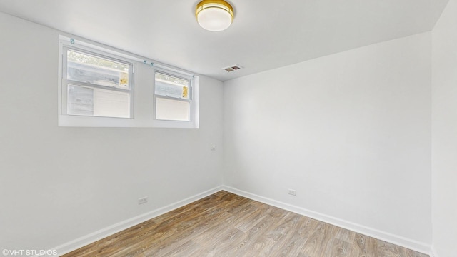22201 Windsor Ct, Richton Park, IL 60471 - empty room featuring light wood-style floors and baseboards