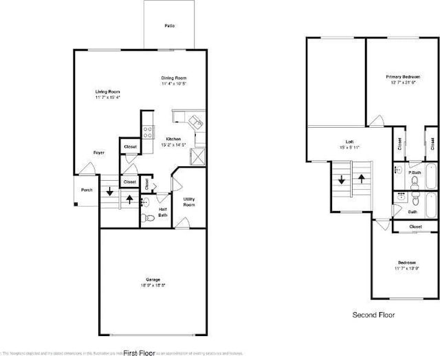 3169 Pearl St, Elgin, IL 60124 - view of floor plan / room layout