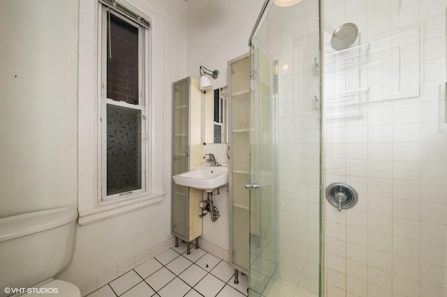 1729 W Erie St Unit 3N, Chicago, IL 60622 - full bathroom with a stall shower and tile patterned floors