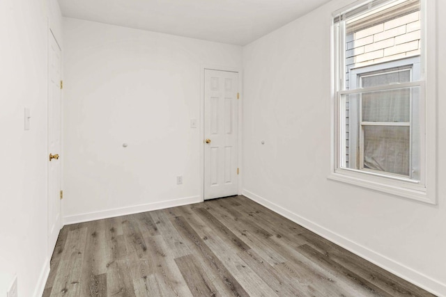 2507 W 45th Pl, Chicago, IL 60632 - empty room with wood finished floors and baseboards