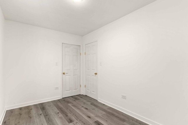 2507 W 45th Pl, Chicago, IL 60632 - empty room with wood finished floors and baseboards