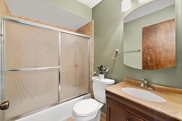 294 Apache Trl, Lake In The Hills, IL 60156 - full bathroom with vanity and enclosed tub / shower combo