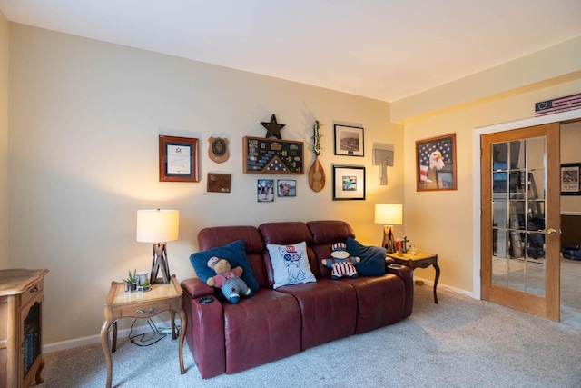 85 Fieldstone Dr, Lake Villa, IL 60046 - carpeted living area featuring baseboards