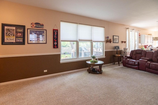 85 Fieldstone Dr, Lake Villa, IL 60046 - carpeted living room featuring plenty of natural light