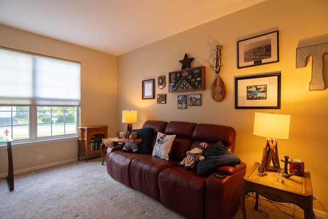 85 Fieldstone Dr, Lake Villa, IL 60046 - living room featuring baseboards and carpet