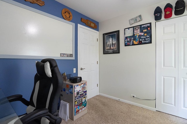 85 Fieldstone Dr, Lake Villa, IL 60046 - carpeted office featuring baseboards