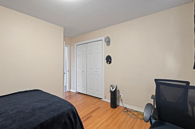 1311 Juneway Ter, Round Lake Beach, IL 60073 - bedroom with light wood-style flooring and a closet