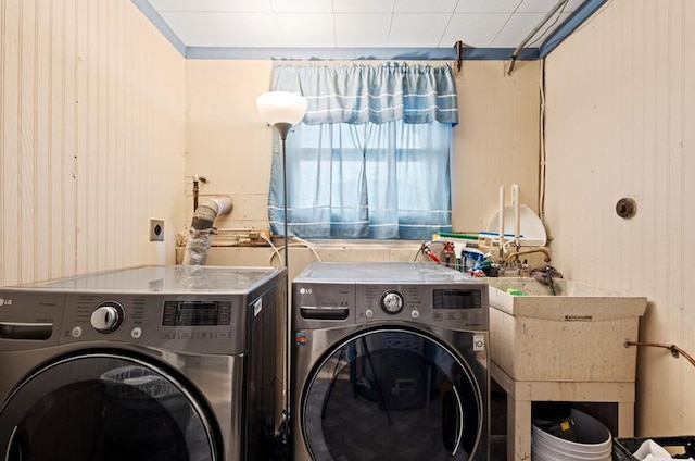 1311 Juneway Ter, Round Lake Beach, IL 60073 - laundry area with independent washer and dryer
