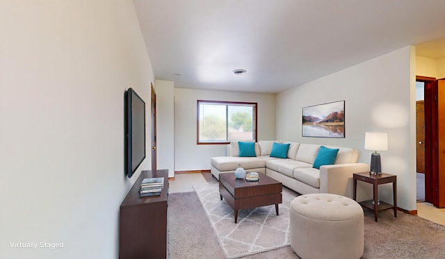 1303 Christopher Cir Unit 8, Urbana, IL 61802 - living room with carpet flooring and baseboards