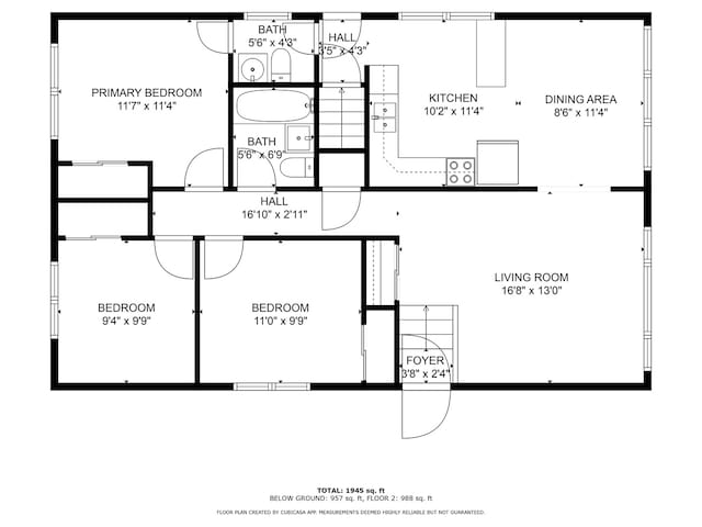 1355 S Highland Ave, Arlington Heights, IL 60005 - view of home floor plan