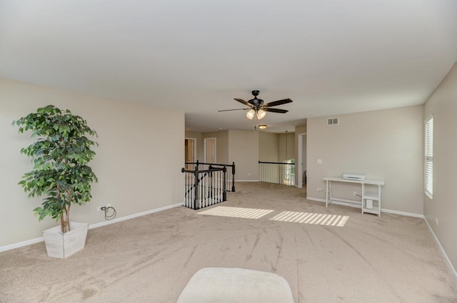 11703 Wolf Creek Ln, Plainfield, IL 60585 - unfurnished room featuring carpet and ceiling fan