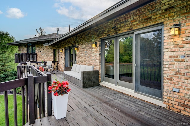 7 Bell Oak Ln, Lemont, IL 60439 - deck with outdoor dining space