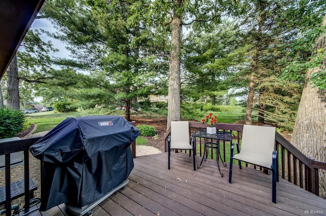 7 Bell Oak Ln, Lemont, IL 60439 - deck with area for grilling and outdoor dining space