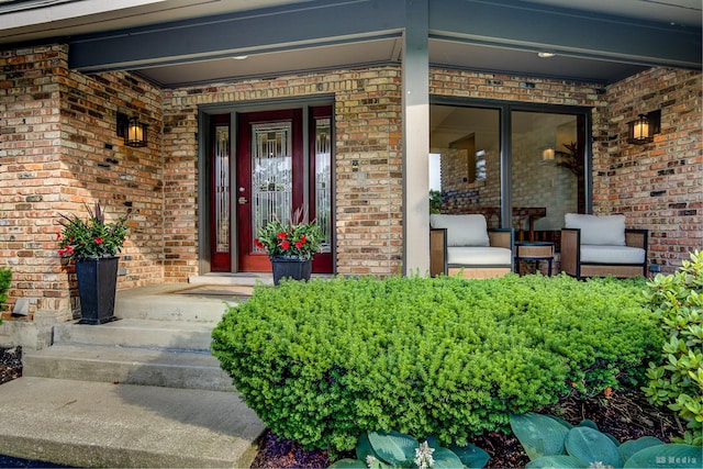 7 Bell Oak Ln, Lemont, IL 60439 - view of exterior entry with a porch and brick siding