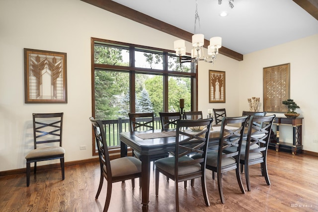 7 Bell Oak Ln, Lemont, IL 60439 - dining space featuring a chandelier and wood finished floors
