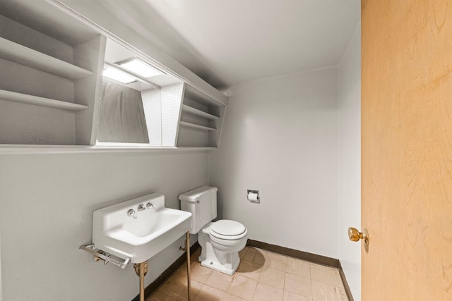 3021 Pearl St, Franklin Park, IL 60131 - half bath with toilet and tile patterned floors