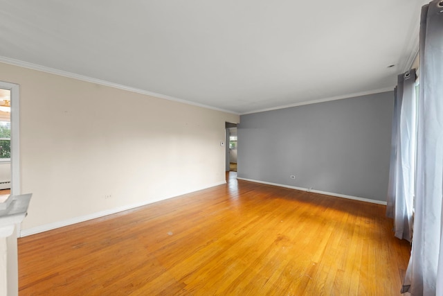 3021 Pearl St, Franklin Park, IL 60131 - unfurnished room with light wood-type flooring, ornamental molding, and baseboard heating
