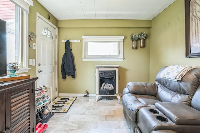 7805 W Farragut Ave, Chicago, IL 60656 - sitting room featuring healthy amount of natural light and stone finish flooring