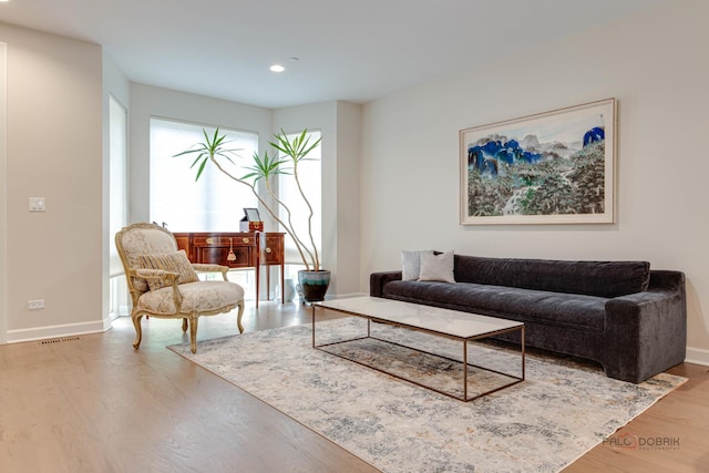 42 Legacy Ln, Wheeling, IL 60090 - living area featuring wood finished floors and recessed lighting