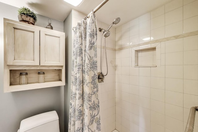 115 Circle Dr W, Montgomery, IL 60538 - full bathroom featuring a tile shower and toilet