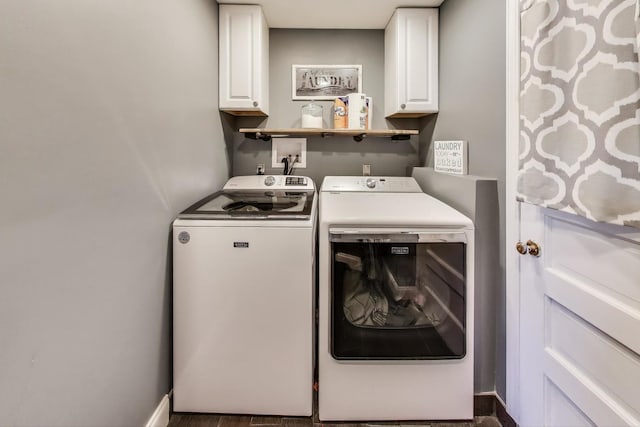 115 Circle Dr W, Montgomery, IL 60538 - laundry area with washer and dryer and cabinet space