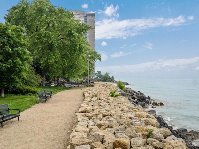 6171 N Sheridan Rd Unit 1803, Chicago, IL 60660 - view of property's community with a water view
