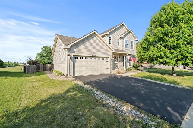 2680 Jenna Cir, Montgomery, IL 60538 - traditional-style house featuring driveway and an attached garage