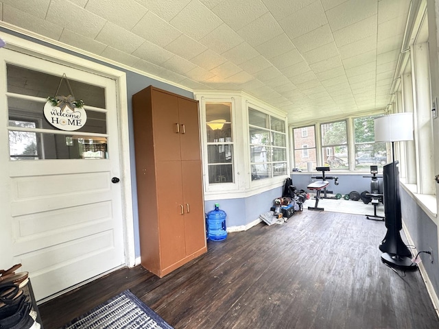 901 N Knox St, Princeton, IL 61356 - sunroom featuring wood finished floors