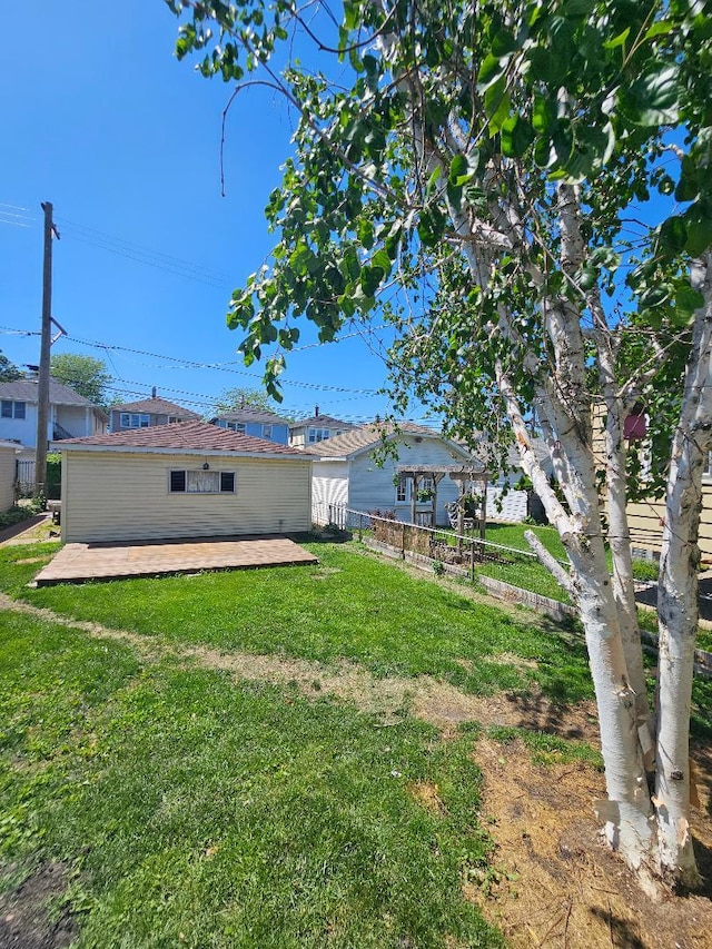5626 N Mcvicker Ave, Chicago, IL 60646 - back of property with a wooden deck