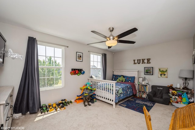 1311 Bayberry Cir, Pingree Grove, IL 60140 - carpeted bedroom with a ceiling fan
