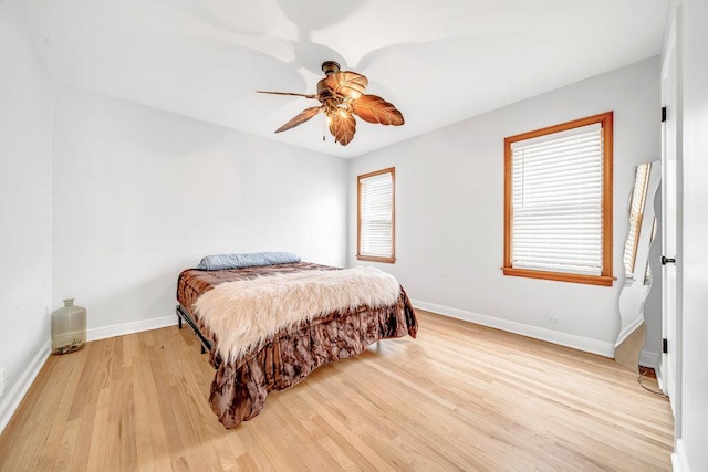 11334 S Central Park Ave, Chicago, IL 60655 - bedroom featuring light wood-type flooring and ceiling fan
