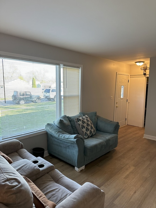 700 Cumberland St, Hoffman Estates, IL 60194 - living area with wood finished floors