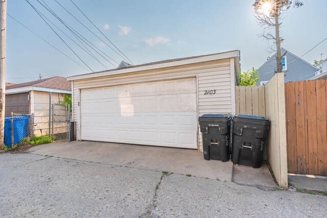 2103 N Long Ave, Chicago, IL 60639 - view of detached garage