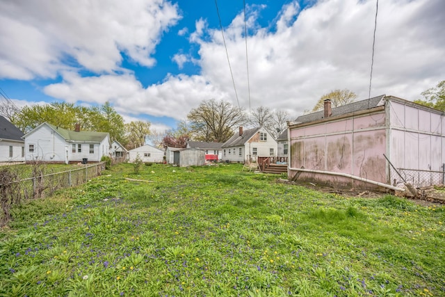 230 W Garfiled Ave, Decatur, IL 62526 - view of yard featuring a wooden deck and a residential view