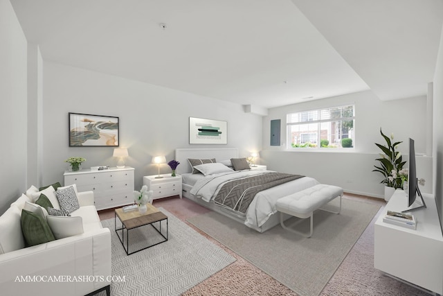 1405 Manning Ave, Montgomery, IL 60538 - bedroom featuring electric panel and baseboards