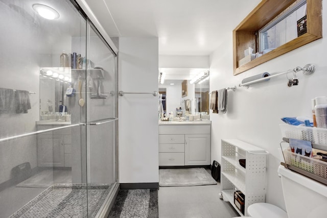 648 S Illinois Ave, Villa Park, IL 60181 - bathroom featuring a shower stall and vanity