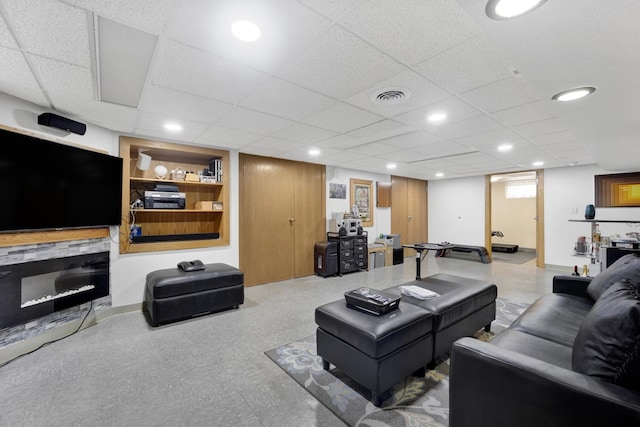 648 S Illinois Ave, Villa Park, IL 60181 - living room featuring recessed lighting
