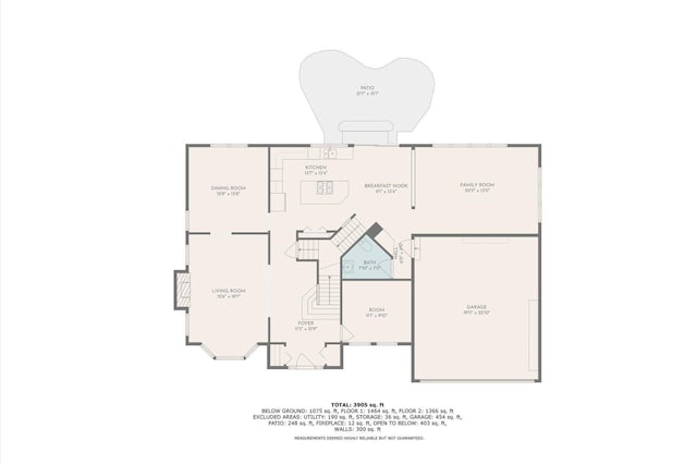 1456 Della Dr, Hoffman Estates, IL 60169 - room layout